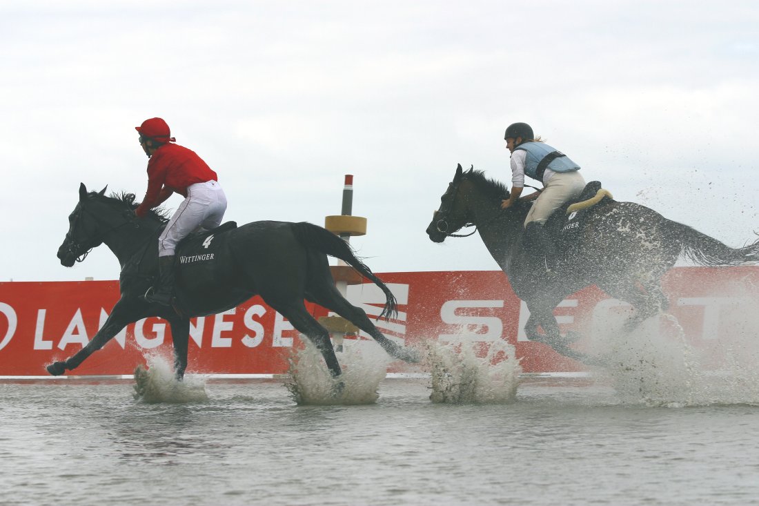 Wattrennen in Dunen