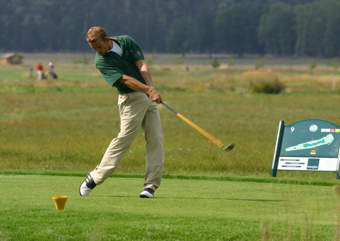 Auf dem Golfplatz