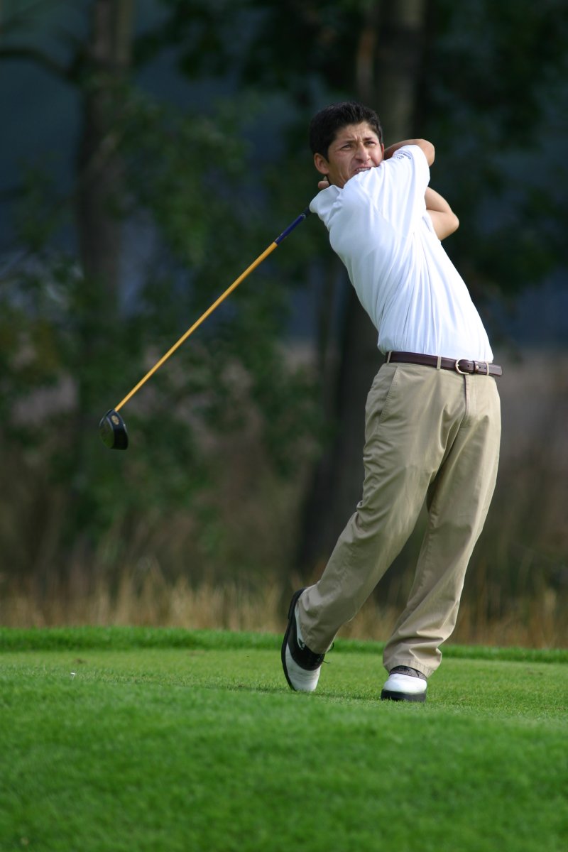 Auf dem Golfplatz
